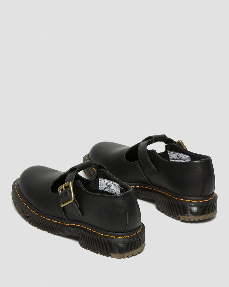 Dr Martens Polley Slip Resistant Mary Jane Schoenen Dames Zwart | NL 455MQZ